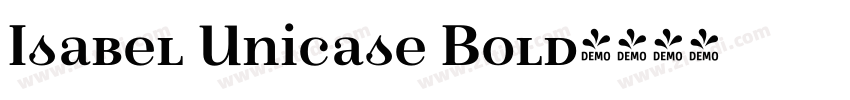 Isabel Unicase Bold字体转换